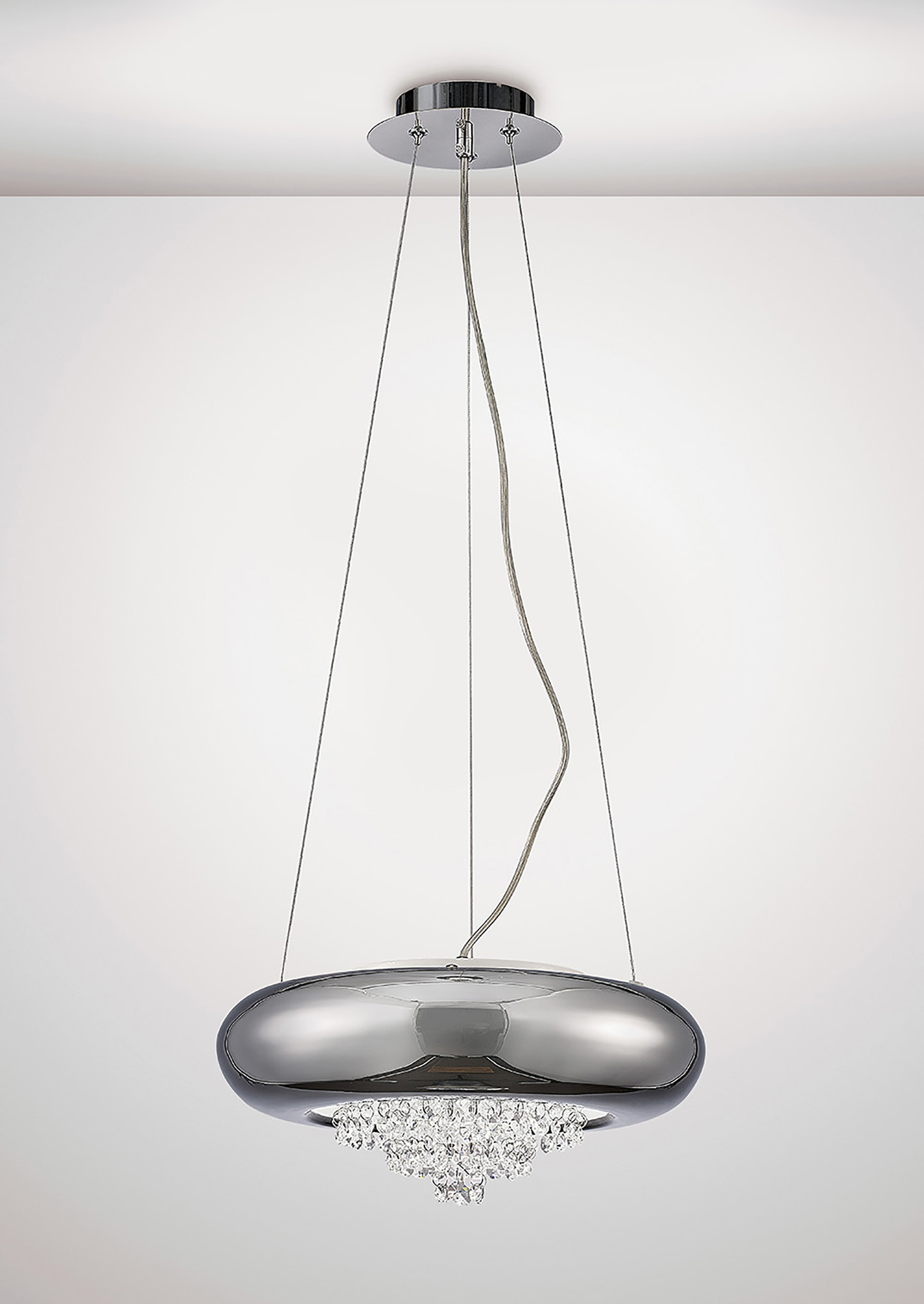 Phyllis Crystal Ceiling Lights Diyas Single Crystal Pendants Phyllis Crystal Ceiling Lights Diyas Single Crystal Pendants
